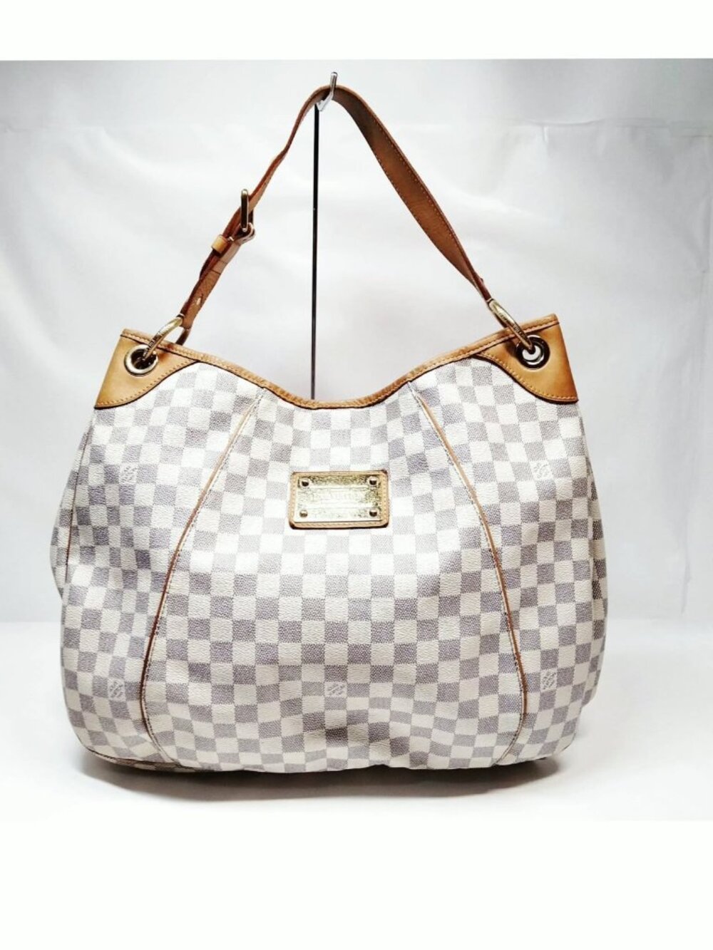 Authentic Louis Vuitton Galliera GM Damier Azur Hobo Shoulder Bag Large LV Tote - Picture 2 of 16